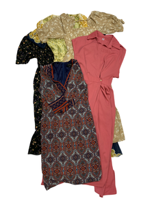 Ropa usada Vestidos usados Vestidos mixtos de mujer Vestidos de seda polivinílica y algodón Estilos y colores mixtos - Product Image 3