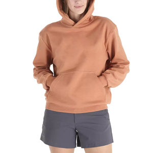 Sweat à capuche pour femme surdimensionné à la mode Sweat-shirt pull de haute qualité avec tissu tricoté à capuche à épaules tombantes grande taille - Product Image 6