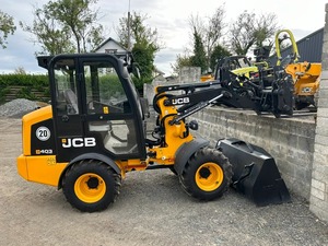 Chargeur Jcb 403 État impeccable Comme état neuf Seau et fourches - Product Image 3