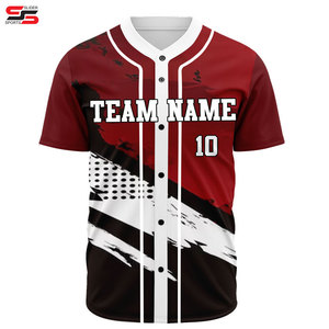 Offre Spéciale 100% Polyester Youth Baseball Training Sports Jersey Set Personnalisé Nouveau Comprend Pantalon Respirant - Product Image 6