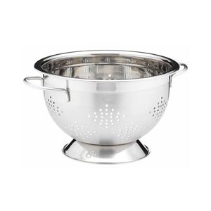 Colador de Acero Inoxidable con Borde Reforzado y Diseño de Malla Fina para un Drenaje Seguro de Pasta, Verduras, Frutas y Uso en la Cocina - Product Image 6