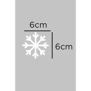 ชุดสติกเกอร์แก้วลายเกล็ดหิมะ 40 ชิ้น สำหรับตกแต่งผนังคริสต์มาส สติกเกอร์ไวนิลสำหรับใช้ในบ้าน - Product Image 4
