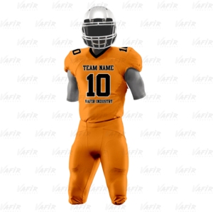 Uniforme de football sublimé pour jeunes Ensemble d'uniformes de football américain au design classique personnalisé Jersey et pantalon - Product Image 5