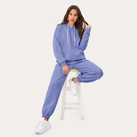 Setelan Training Wanita Terbaru 2024, 100% Katun Fleece Bernapas, Bermotif, Ukuran XL, Pakaian Olahraga Musim Dingin