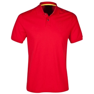 Diseño personalizado patrón sólido Camiseta 100% algodón de color naranja para polos para hombres y mujeres sublimación bordado Logo - Product Image 2