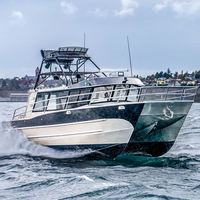 Bateau de pêche à coque double en aluminium entièrement soudé de haute qualité Kinocean CB-270 27 pieds 8,25 m pour la navigation océanique