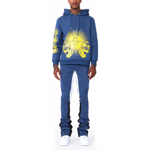 Nouveaux arrivages Vêtements décontractés Vêtements pour hommes Survêtements évasés de couleurs unies/Nouvelle mode Survêtements évasés pour hommes - Product Image 1