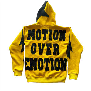 Sweat à capuche unisexe zippé 100% coton 450GSM lourd Streetwear Mode Personnalisé Broderie Imprimé Automne Col à capuche - Product Image 2