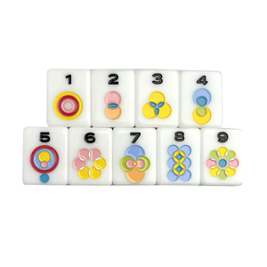 Luxury Eco-Friendly Durable Portable American <strong>Mahjong</strong> Tiles 160-Piece 4-Player <strong>Set</strong> with Acrylic Tiles - Product Image 1