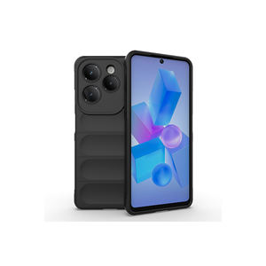 Coque Infinix Hot 40 Pro en TPU souple, design ethnique, vert foncé, matériau anti-traces de doigts, style INS élégant - Product Image 2