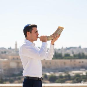 Corne de Choréphore en Mouton Naturel Poli - Décoration Religieuse Écologique de Haute Qualité pour la Maison - Product Image 1