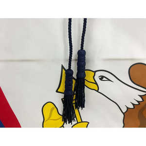 108 Inch Blue <b>Braided</b> Tassel Flag <b>Cord</b> Indoor Flagpole Display Accessory with Stylish <b>Braided</b> Tassel Elegant and Durable - Product Image 1