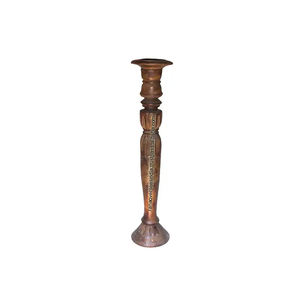 Grand bougeoir en bois sculpté à la main pour décorations de mariage décorations de fête à prix compétitif - Product Image 1