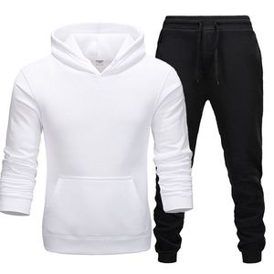 Ensemble de survêtement décontracté pour homme en coton et polyester avec fermeture éclair, polaire, personnalisable, séchage rapide, avec logo personnalisé, pour l'automne - Product Image 3