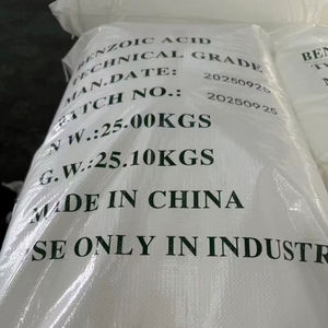 Polvo de ácido benzoico a granel/gránulo/escamas CAS 65-85-0 ácido benzoico de grado alimenticio Conservante de alimentos E210 ácido benzoico para bebidas - Product Image 1