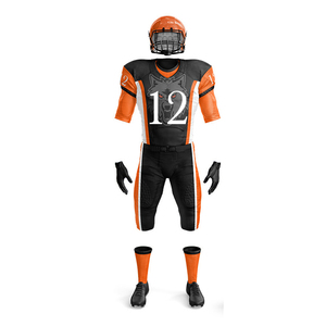Jersey de Fútbol Americano Antibacterial de Alta Calidad, Color Sólido, Spandex y Algodón Transpirable, Talla Grande, Uniforme de Fútbol Americano - Product Image 3