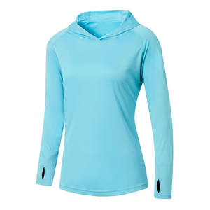Camiseta Ligera con Capucha para Mujer, Manga Larga, para Correr, Yoga, Ejercicio, Cuello Tipo Capucha y Orificios para Pulgares - Product Image 6