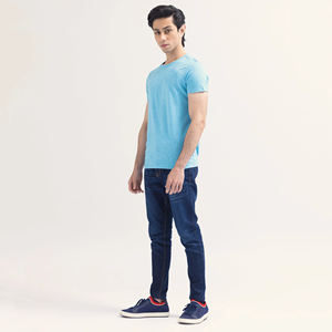 Wholesale <b>Mens</b> Cotton <b>T</b> <b>Shirt</b> New Arrival Custom Logo Plain Blank Oversized O Neck Thick Casual Streetwear - Product Image 4