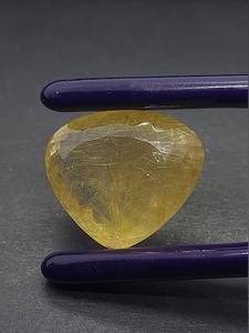 คุณภาพสูงขัด 100% ไข่มุกธรรมชาติตัดรูปร่าง Cabochon ทอง Rutilated ควอตซ์สอบเทียบอัญมณีหลวมสําหรับทําเครื่องประดับ - Product Image 4