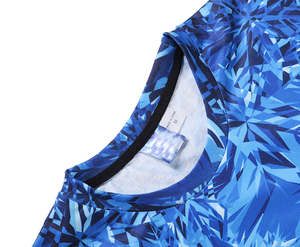 เสื้อยืดถักผู้ชาย พิมพ์ลายแบบซับลิเมชั่นเต็มตัว ออกแบบได้ตามต้องการ ขายส่งปี 2026 - Product Image 3