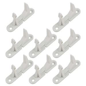 XPARTCO 131763310 Kit de 8 Embrasses de Porte Neuves en Plastique et Caoutchouc pour Machines à Laver – Pièces Manuelles et Électriques - Product Image 1