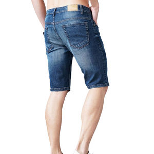 Short en denim de style décontracté Short en denim simple uni Short en denim de qualité supérieure pour hommes Service d'entretien OEM Respirant - Product Image 4