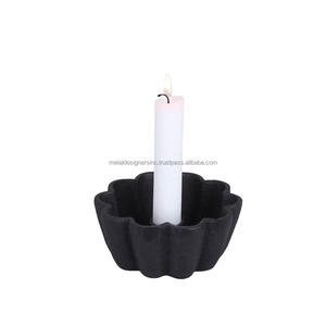 Portavelas de cuencos de hierro fundido para candelabro para mesa de cena casera, cena, fiesta y decoración de jardín - Product Image 1