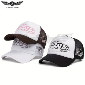 Gorra de Camionero Estilo Hip-Hop Bordada, Gorra de Béisbol Deportiva 100% Poliéster para Otoño e Invierno, Gorras Deportivas Hechas a Mano - Product Image 6