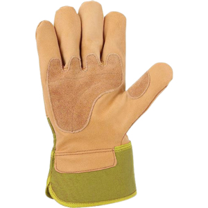 Guantes de trabajo de cuero de grano de vaca Rigger canadiense de alto rendimiento Guantes de protección de manos de calor de fuego resistentes industriales - Product Image 4
