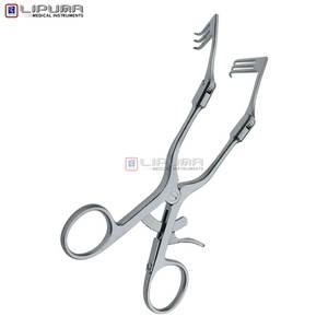 FISCH écarteur 17 cm Instruments médicaux chirurgicaux en acier inoxydable ORL oto-rhino-laryngologie écarteur réutilisable de haute qualité chirurgical - Product Image 2
