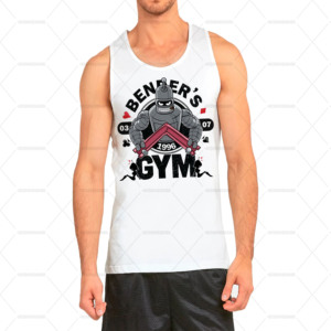 <b>Mens</b> Ribbed Cotton <b>Vest</b> Gym Singlet Fitted Workout Tank Top Casual Compression Wear <b>White</b> Rib Knit Undershirt Fitness Clothing - Product Image 2