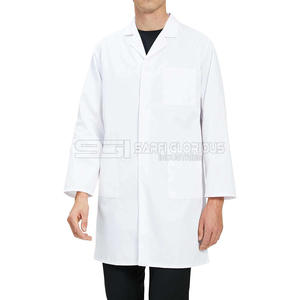 Vêtements médicaux professionnels unisexes à manches longues, best-seller OEM, uniforme de médecin personnalisé avec couleur personnalisée, blouses de laboratoire - Product Image 1