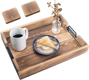 Best Wooden Design Food Serving <b>Tray</b> Best for <b>Drink</b> Serving Indoor Decor Kitchenware Design Serving <b>Tray</b> - Product Image 2