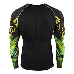 Chemise de compression Rashguard pour homme Vêtements de sport respirants à séchage rapide pour MMA, gym et entraînement - Product Image 4