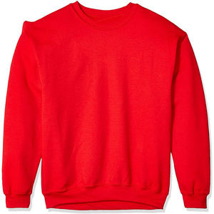 Sudadera de cuello redondo de gran tamaño, suéter de algodón liso con logotipo impreso para hombre, Jersey bordado en blanco, sudadera bordada con logotipo personalizado - Product Image 2