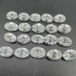 Diamant de laboratoire CVD / HPHT synthétique rond taille brillant 3x2mm-8x6mm D VS pour bijoux, certifié - Product Image 2