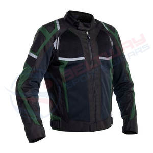 Veste en cuir de course de moto personnalisée unisexe en cuir véritable de haute qualité pour veste de course - Product Image 4