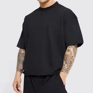 Chemise à Manches Courtes en Coton Biologique en Multi Couleurs Mode Unisexe 300gsm Oversize Heavyweight pour Hommes de la Plus Haute Qualité pour Hommes - Product Image 5