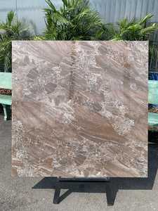 กระเบื้องปูพื้นพอร์ซเลนสีดำสไตล์ญี่ปุ่นขนาด1000x1000มม. รับประกัน4ปีวัสดุหรูหราเวียดนามขายดีดีไซน์ทันสมัย - Product Image 4