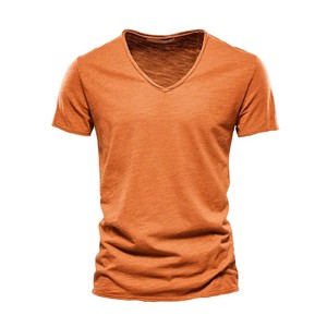 Nouvelle lumière luxe à la mode hommes demi-manches Style coréen strass à manches courtes paillettes dégradé déchiré polyvalent T-Shirt - Product Image 4