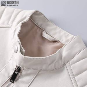2025 chaquetas de cuero para hombre con logotipo personalizado de alta calidad nueva llegada OEM/ODM chaquetas de cuero de moda para hombre - Product Image 6