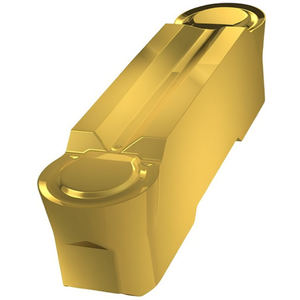 Inserto Indexable ISO GL6-D600MMO-MMG8330 de 6 mm de Ancho con Recubrimiento PVD Dorado para Herramientas de Corte y Conformado, Paquete de 10 - Product Image 2