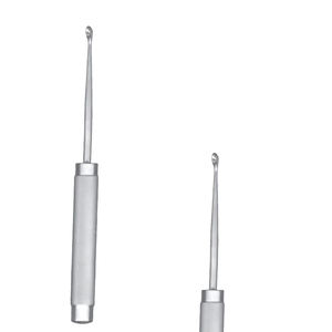 Curette osseuse droite 210 mm de longueur, 2 mm de largeur, en acier inoxydable, ensemble d'instruments chirurgicaux manuels, certifié CE, fabricant Pakistan - Product Image 1