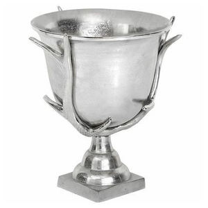 Vase à fleurs moderne en laiton brossé et poli contemporain et élégant artisanat indien le plus vendu pour la décoration de jardin à la maison - Product Image 4