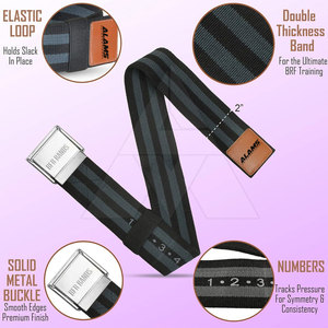 สินค้ามาใหม่คุณภาพสูง BFR Bands ขายดีที่สุดในสต็อก BFR Bands ฟิตเนสความปลอดภัย BFR Bands - Product Image 6