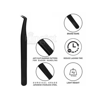 Pinzas para Pestañas Cómodas Diseñadas para Sesiones de Pestañas Largas y Precisión Constante - Product Image 2