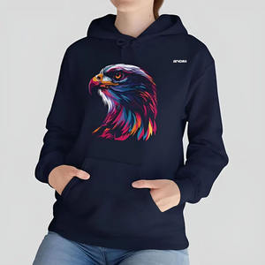 เสื้อมีฮู้ดสำหรับผู้ชายเสื้อสเวตเชิ้ตแบบมีเชือกรูดแขนยาวพิมพ์ลายตัวอักษรกราฟิกเสื้อสวมหัวมีกระเป๋า - Product Image 4