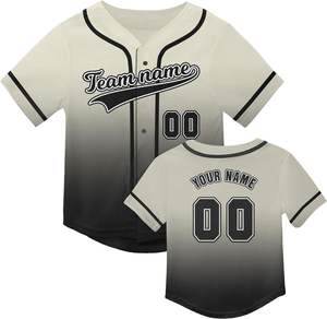 Jeunesse Jersey rayé T-Shirt respirant enfant attirail sergé vêtements de sport uniforme frappeur t-shirts pour Baseball porter Ventage 100% - Product Image 3