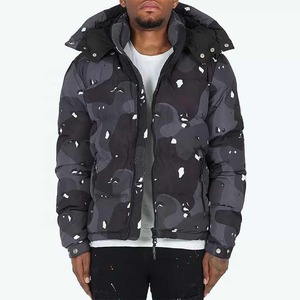 Abrigos acolchados personalizados para hombre, chaqueta acolchada con burbujas, abrigo cálido acolchado, chaqueta de invierno para hombre con logotipo personalizado - Product Image 1