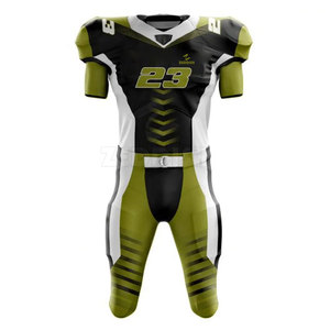Customized Color High Quality <b>American</b> Football Uniform 100% Polyester <b>American</b> Football Uniform Team Wear - Product Image 1
